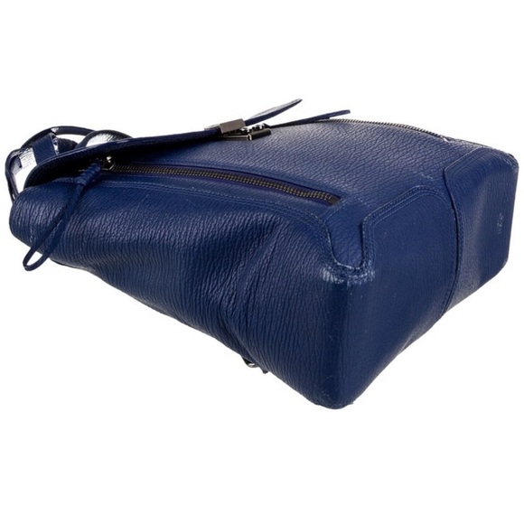 Stylish 3.1 Phillip Lim Blue Leather Pashli Backpack | Designer Backpack - Picture 5 of 6